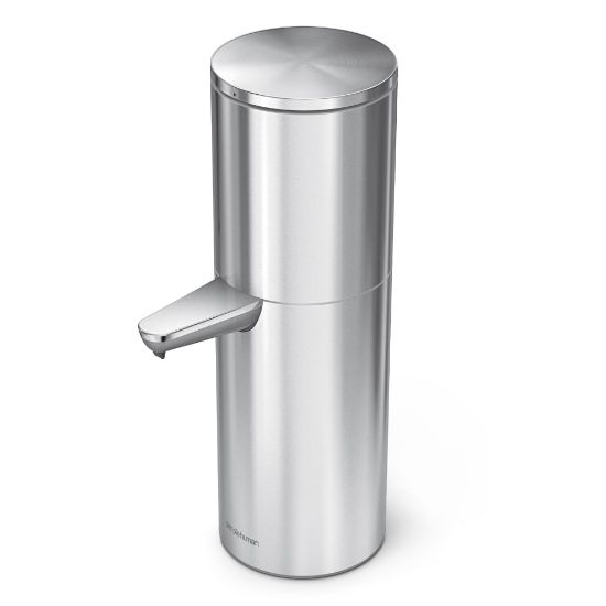 Picture of simplehuman Sensor Pump Max Liquid Soap Or Sanitizer Dispenser, 32 Oz, Brushed Stainless Steel