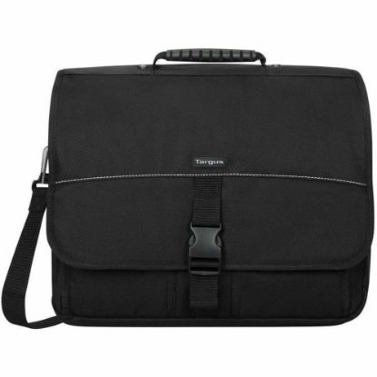 Picture of Targus Messenger Notebook Case With 15.6in Laptop Pocket, Black