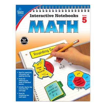 Picture of Carson-Dellosa Interactive Notebook For Math, Grade 5