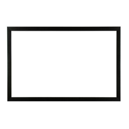 Picture of U Brands Magnetic Dry-Erase Whiteboard, 23in x 35in, Black Wood Frame