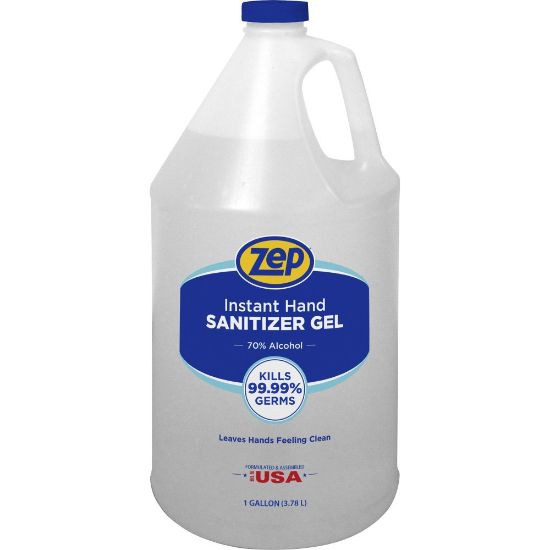 Picture of Zep Hand Sanitizer Gel, Clean Scent, 1 Gallon