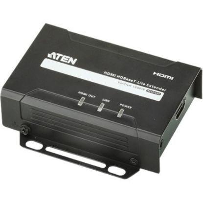 Picture of ATEN HDMI HDBaseT-Lite Receiver (HDBaseT Class B)-TAA Compliant - 1 Output Device - 70.87in Range - 2 x Network (RJ-45) - 1 x HDMI Out - 4K - 4096 x 2160 - Twisted Pair - Category 6a - Rack-mountable