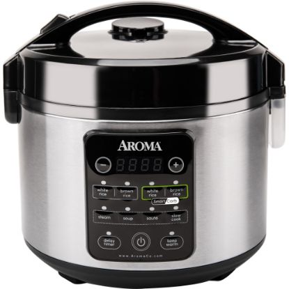 Picture of Aroma ARC-1120SBL Smart Carb Rice Cooker, 12-Cup