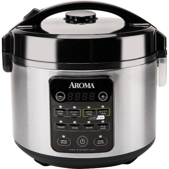 Picture of Aroma ARC-1120SBL Smart Carb Rice Cooker, 12-Cup