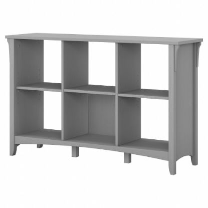 Picture of Bush Furniture Salinas 30inH 6 Cube Storage, Cape Cod Gray, Standard Delivery