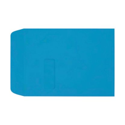 Picture of LUX #9 1/2 Open-End Window Envelopes, Top Left Window, Self-Adhesive, Pool, Pack Of 500