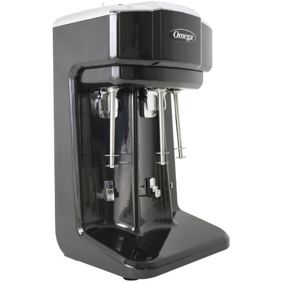 Picture of Omega M3000 Triple Spindle Milkshake Maker, Black/Silver