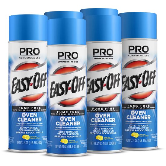 Picture of Professional Easy-Off Fume Free Over Cleaner - 24 oz (1.50 lb) - Lemon Scent - 6 / Carton - White