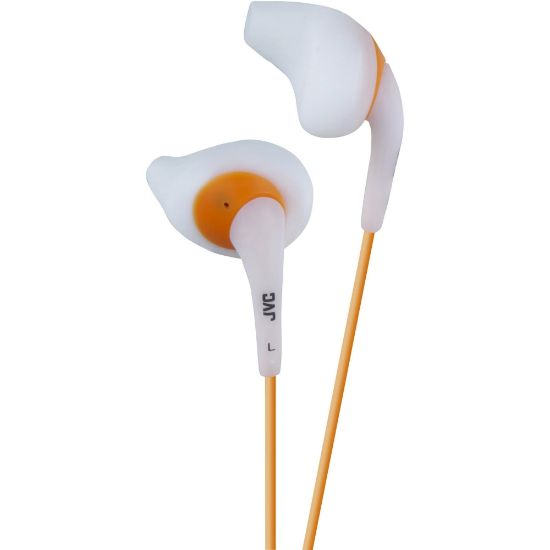 Picture of JVC Gumy HA-EN10-W Earphone - Stereo - White - Wired - Earbud - Binaural - In-ear - 3.28 ft Cable