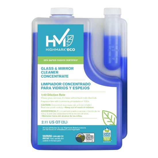 Picture of Highmark ECO Glass And Mirror Cleaner Concentrate, 2 Liters