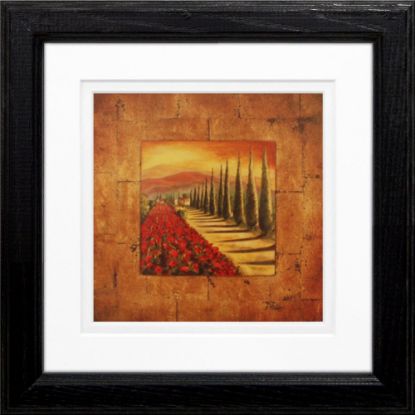 Picture of Timeless Frames Supreme Framed Landscape Artwork, 8in x 8in, Black, Bella Tuscana I