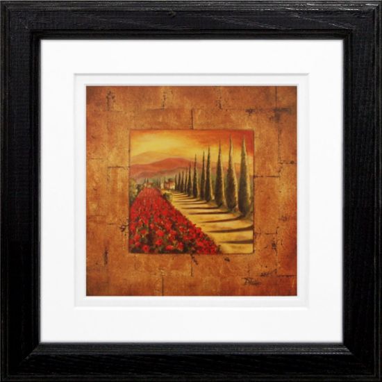 Picture of Timeless Frames Supreme Framed Landscape Artwork, 8in x 8in, Black, Bella Tuscana I