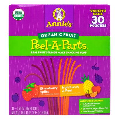 Picture of Annies Organic Fruit Peel-A-Parts Fruit Strings, Variety Pack