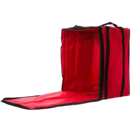 Picture of American Metalcraft Standard Nylon Pizza Delivery Bag, 27inH x 19inW x 19inD, Red