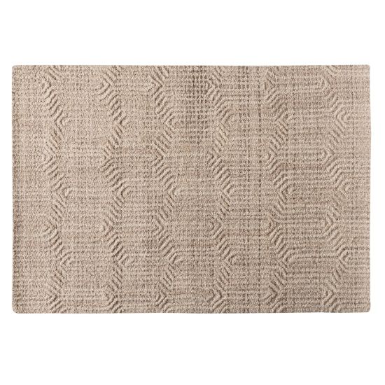 Picture of Baxton Studio Judian Handwoven Wool Area Rug, 5-1/4ft x 7-1/2ft, Ivory