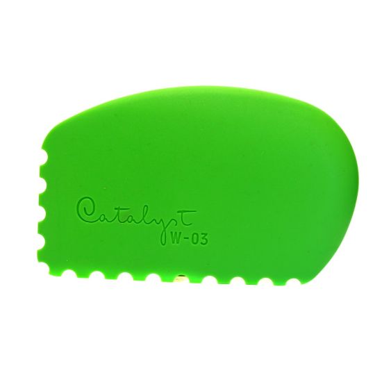 Picture of Princeton Catalyst Silicone Tools, Wedge, #3, Green, Pack Of 2