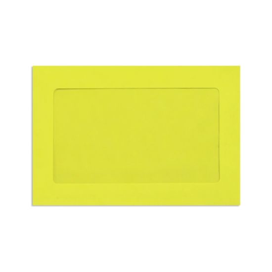 Picture of LUX #6 1/2 Full-Face Window Envelopes, Middle Window, Gummed Seal, Citrus, Pack Of 1,000