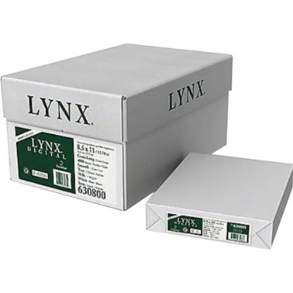 Picture of Domtar Lynx Digital Multipurpose Paper, Letter Size (8-1/2in x 11in), 96 Brightness, 70 Lb, White, 500 Sheets Per Ream, Carton Of 8 Reams