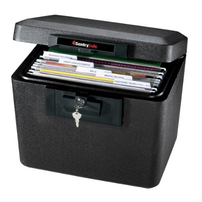 Picture of SentrySafe 1170 Security Fire File, 13 3/5inH x 15 3/10inW x 12 1/10inD, Black