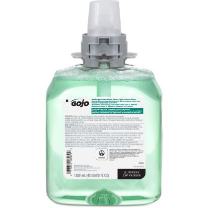 Picture of Gojo FMX-12 Refill Green Certified Hair/Body Wash - Cucumber Melon Scent - 42.3 fl oz (1250 mL) - Kill Germs - Body, Hair - Green - Residue-free - 1 Each