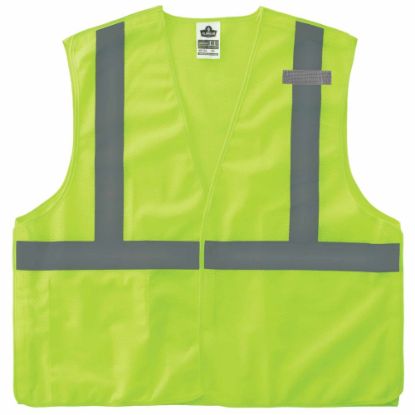 Picture of Ergodyne GloWear Safety Vest, Econo Breakaway, Type-R Class 2, 4X/5X Lime, 8215BA