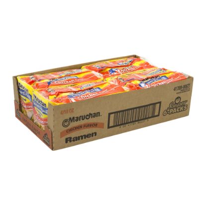 Picture of Maruchan Chicken Flavor Ramen Noodle Soup, 6 Bags Per Pack, Case Of 4 Packs