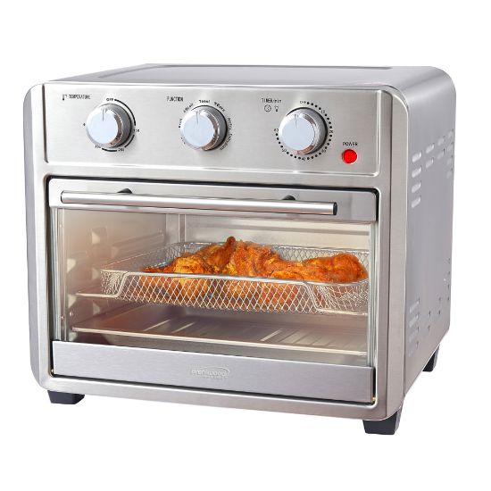 Picture of Brentwood 1700 Watt 24 Qt Convection Air Fryer Toaster Oven, Stainless Steel