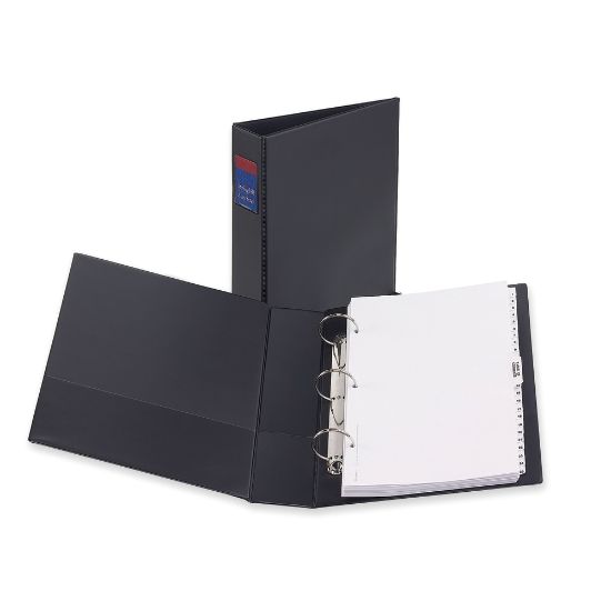 Picture of Avery Durable 3-Ring Binder, 2in Round Rings, Legal (8-1/2in x 14in), 45% Recycled, Black