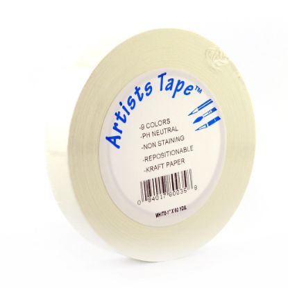 Picture of Pro Tapes White Artists Tape, 1in x 2,160in, Pack Of 3