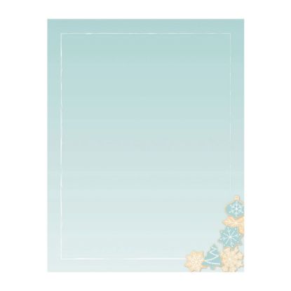 Picture of Great Papers! Holiday-Themed Letterhead Paper, 8 1/2in x 11in, Holiday Cookie, Pack Of 80 Sheets