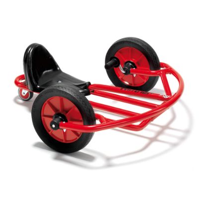 Picture of Winther Swingcart, Ages 3-8, 28 1/4inH x 11 5/16inW x 27 3/8inD, Red