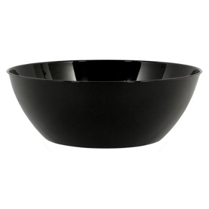 Picture of Amscan 10-Quart Plastic Bowls, 5in x 14-1/2in, Jet Black, Set Of 3 Bowls