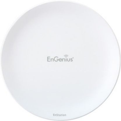 Picture of EnGenius EnStationAC IEEE 802.11ac 867 Mbit/s Wireless Bridge - 5 GHz - 1 x Internal Antenna(s) - MIMO Technology - 2 x Network (RJ-45) - Ethernet, Fast Ethernet, Gigabit Ethernet - PoE Ports - Pole-mountable, Wall Mountable - 2 Pack