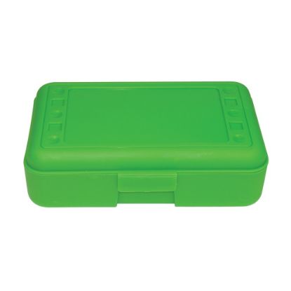 Picture of Romanoff Products Pencil Boxes, 8 1/2inH x 5 1/2inW x 2 1/2inD, Lime Opaque, Pack Of 12