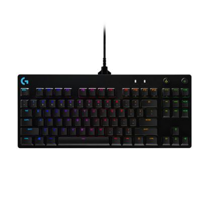 Picture of Logitech G Pro Mechanical Gaming Keyboard - Keyboard - backlit - USB - key switch: GX Blue Clicky - black