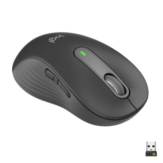 Picture of Logitech Signature M650 Left-Handed Wireless Mouse, Graphite