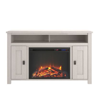 Picture of Ameriwood Home Farmington Electric Fireplace TV Console For 50in TVs, Ivory