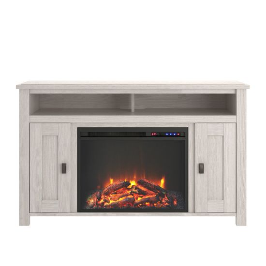 Picture of Ameriwood Home Farmington Electric Fireplace TV Console For 50in TVs, Ivory