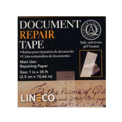 Picture of Lineco Document Repair Tape, 1in x 420in, Pack Of 2