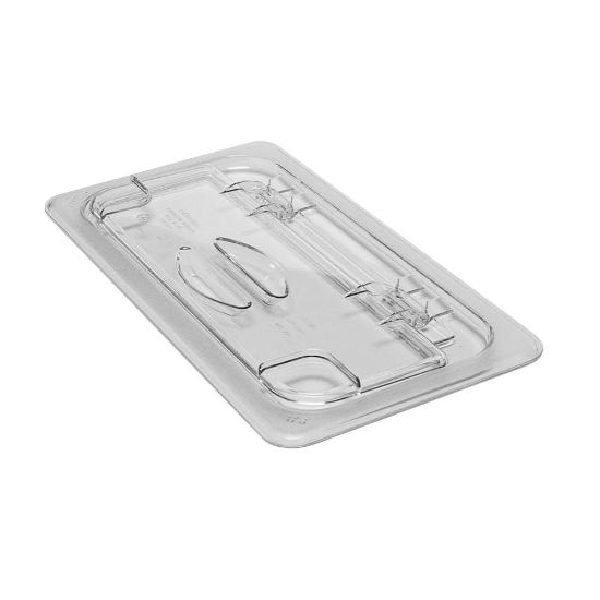 Picture of Cambro Camwear 1/3 Food Pan Flip Lids, Clear, Set Of 6 Lids