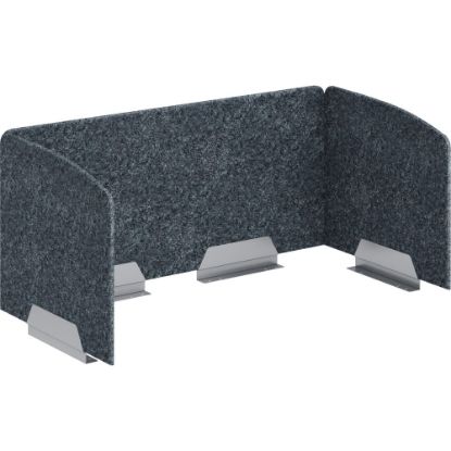 Picture of HON 3-Sided Above U Desktop PET Screen - 46in Width23.3in Depth x 20in Length - Gray - 1 / Each