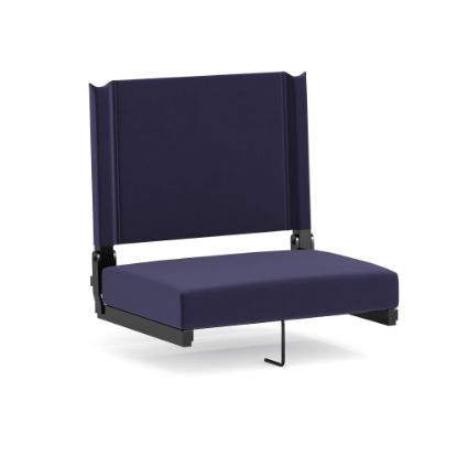 Picture of Flash Furniture Grandstand Comfort Seat, Navy/Black