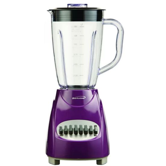 Picture of Brentwood 12-Speed Blender With Plastic Jar, Purple