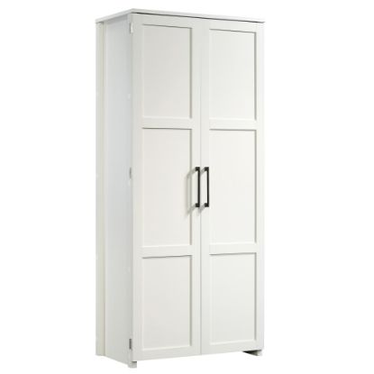 Picture of Sauder Homeplus Storage Cabinet, 4 Fixed Shelves, White