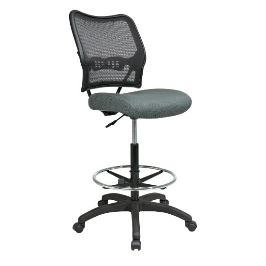 Picture of Space Seating Deluxe AirGrid Mid-Back Drafting Chair, Gray