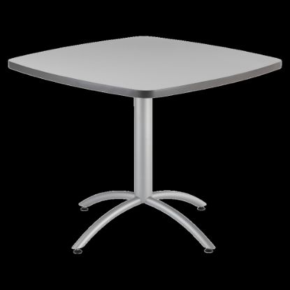 Picture of Iceberg CafeWorks Cafe Table, Square, 30inH x 36inW, Gray