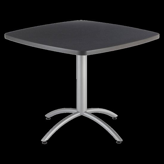 Picture of Iceberg CafeWorks Cafe Table, Square, 30inH x 36inW, Graphite