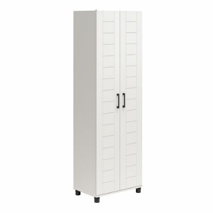 Picture of Ameriwood Home Systembuild Evolution Loxley 24inW 2-Door Shiplap Cabinet, White