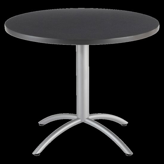 Picture of Iceberg CafeWorks Cafe Table, Round, 30in x 36inW, Graphite