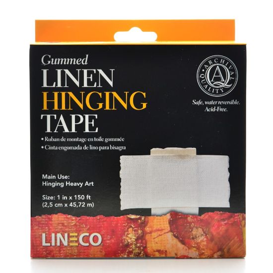 Picture of Lineco Gummed Linen Tape, 1in x 1,800, White